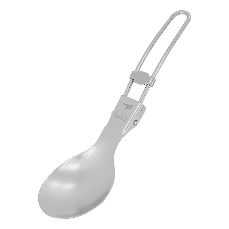 Keith Outdoor Titanium Folding - đánh giá và giá Camp Spork Set