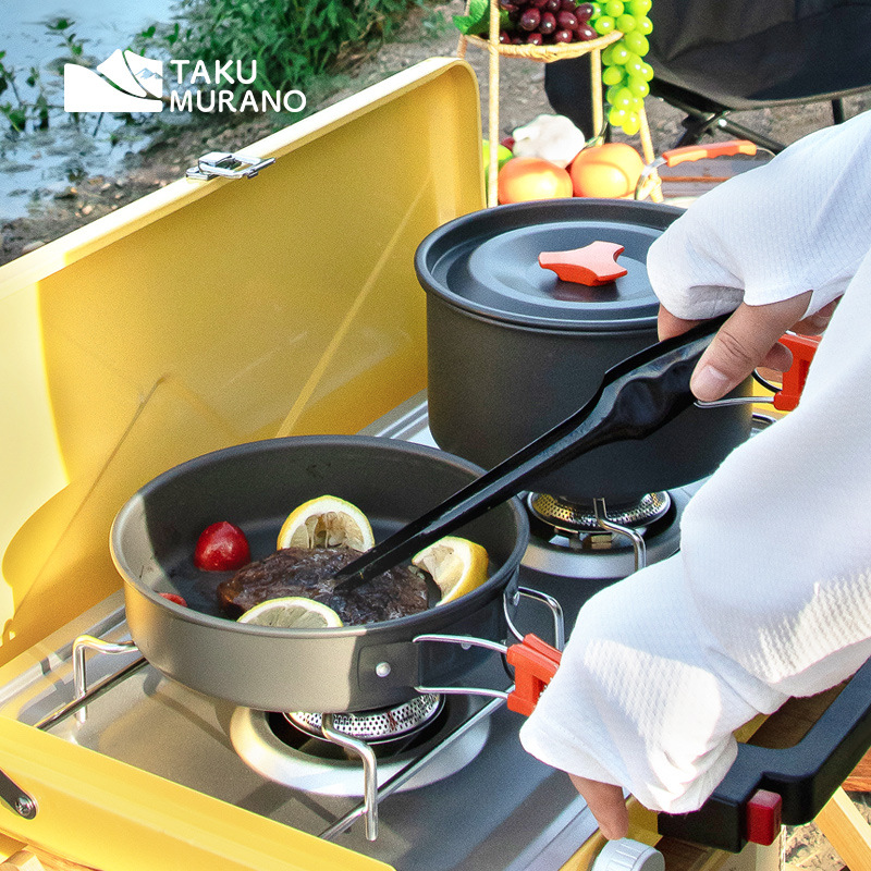 Camping Cookware Set Outdoor C - đánh giá và giá Camping Cooking Rice