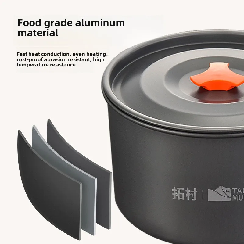 Camping Cookware Set Outdoor C - đánh giá và giá Camping Cooking Rice