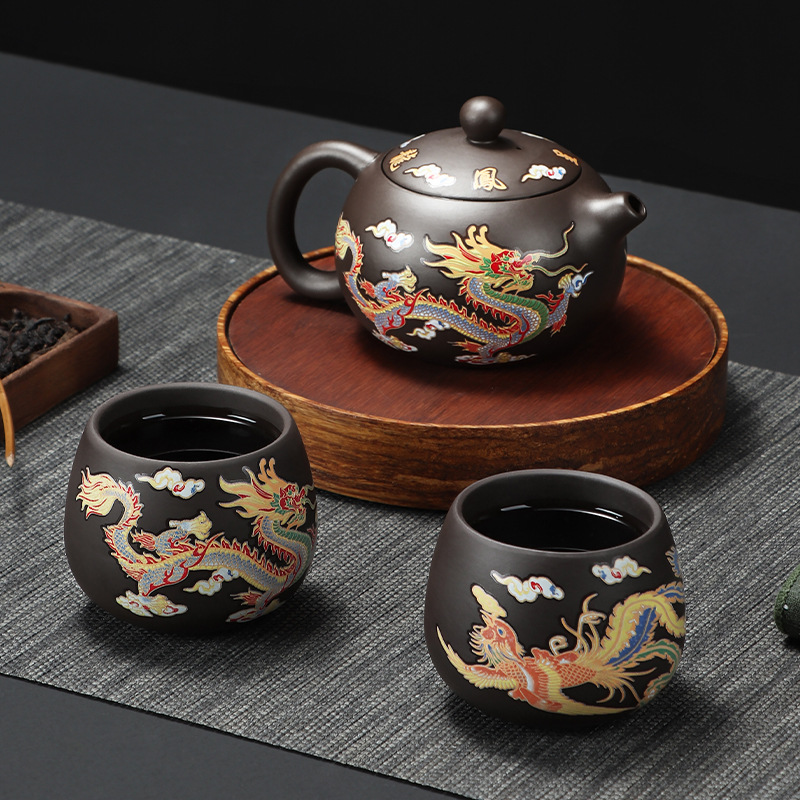 135-350ml Dragon Teapot Chines - đánh giá và giá Camping Cooking Gear