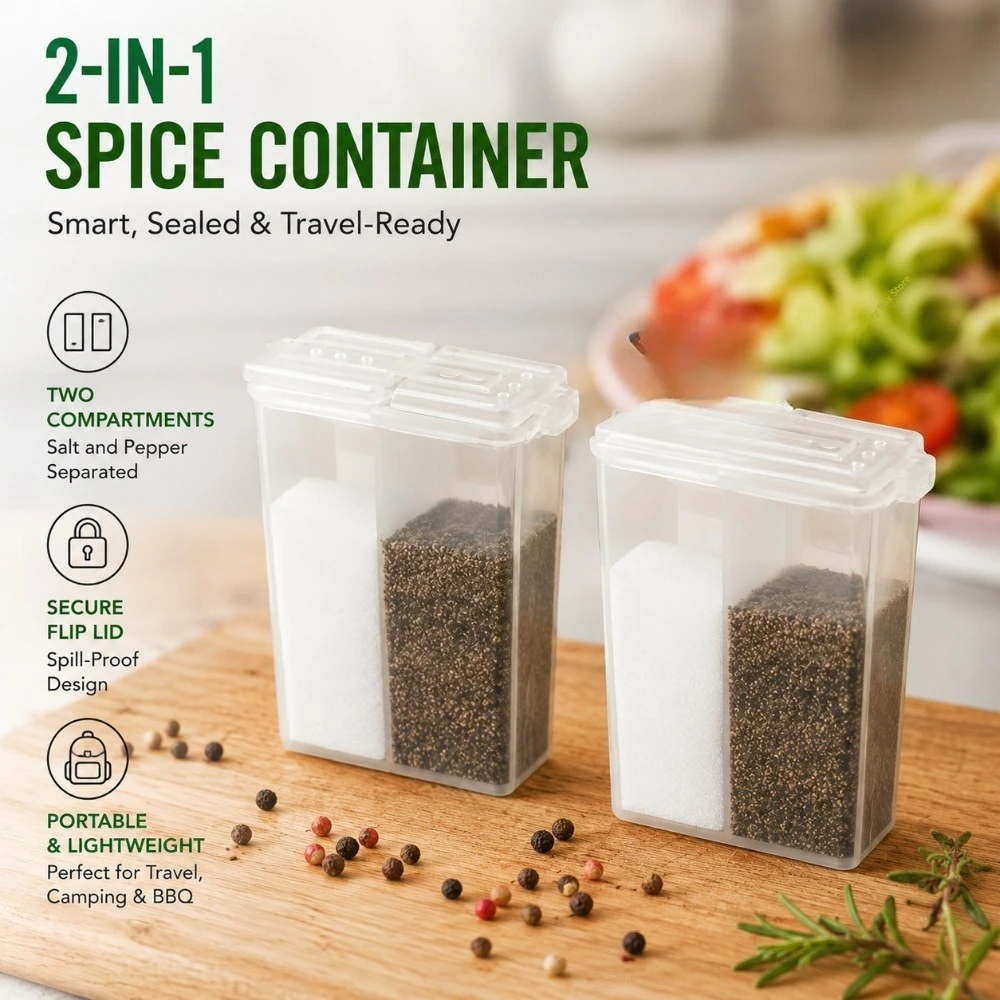 Multi-use 2in1 Spice Jar 2/4/6 - đánh giá và giá Camping Cooking Options