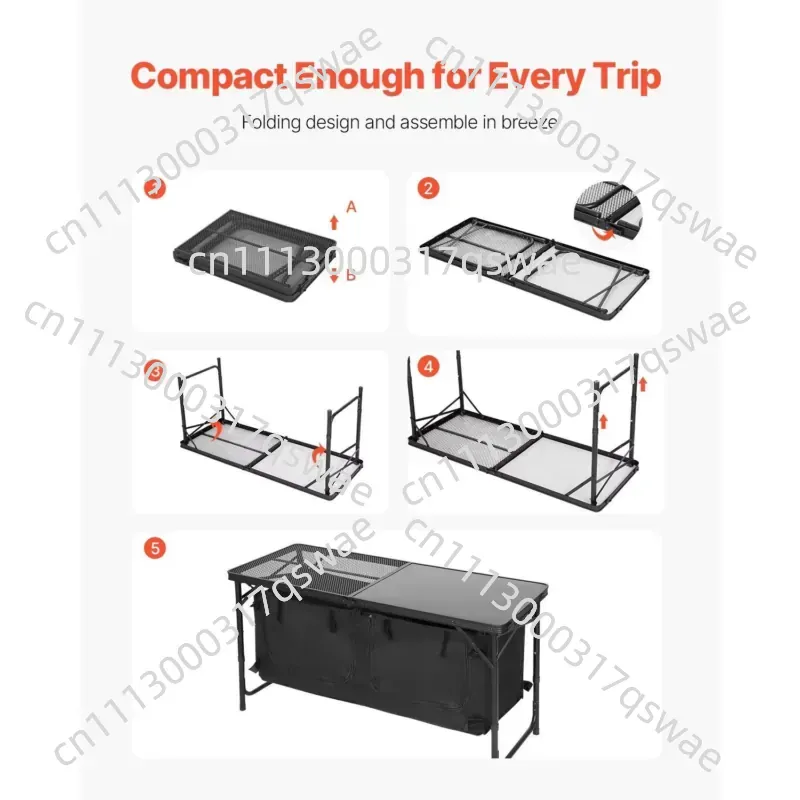 Adjustable Height Camping Kitc - đánh giá và giá Camping Cooking Options