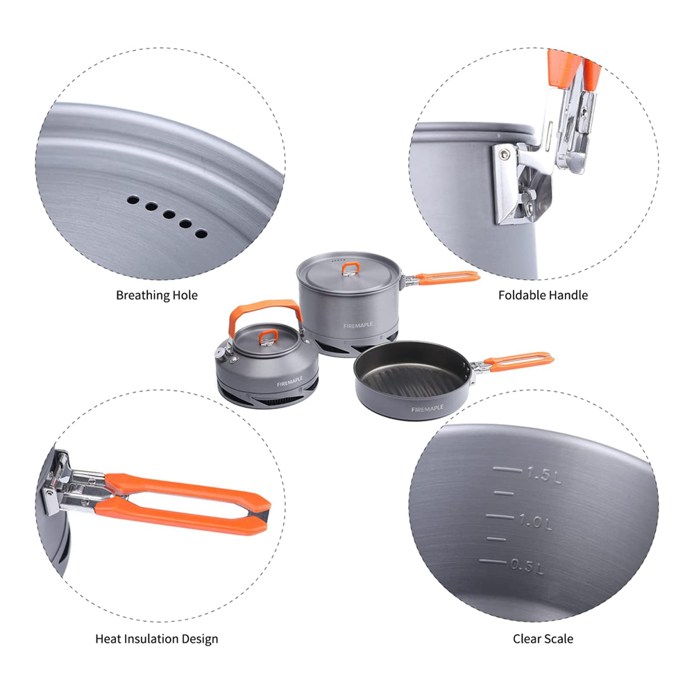 Fire Maple Cắm Trại Đồ Nấu Nướ - đánh giá và giá Camping Cooking Rice