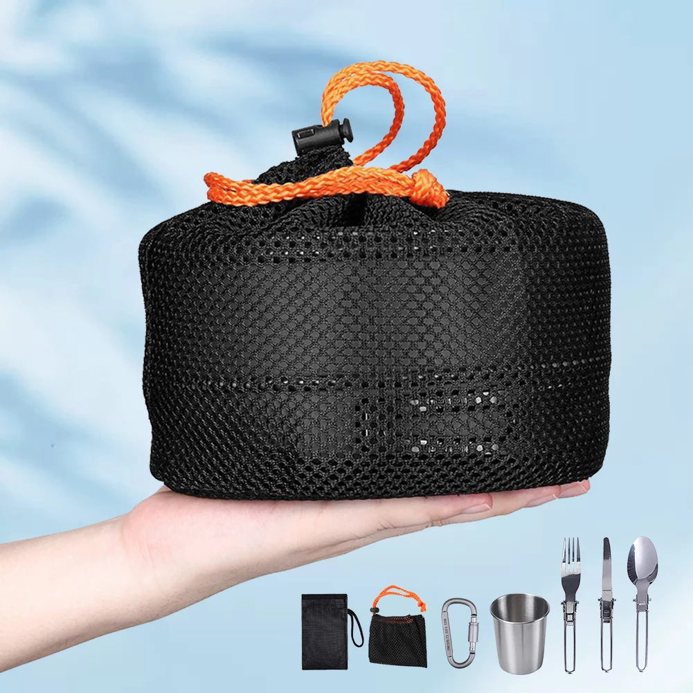 Camping Cookware Kit Kettle Po - đánh giá và giá Camping Cooking Kits