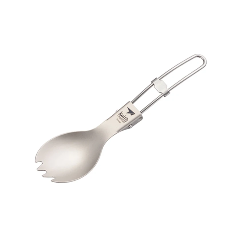 Keith Titanium Spork Foldable  - đánh giá và giá Camping Cooking Utensils Kit