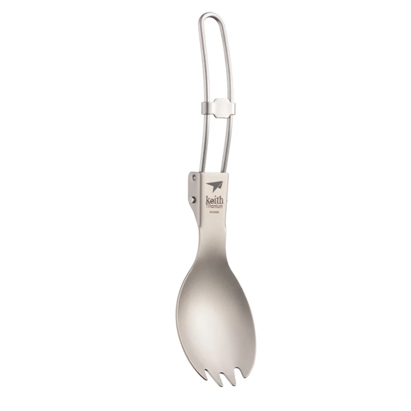 Keith Titanium Spork Foldable  - đánh giá và giá Camping Cooking Utensils Kit