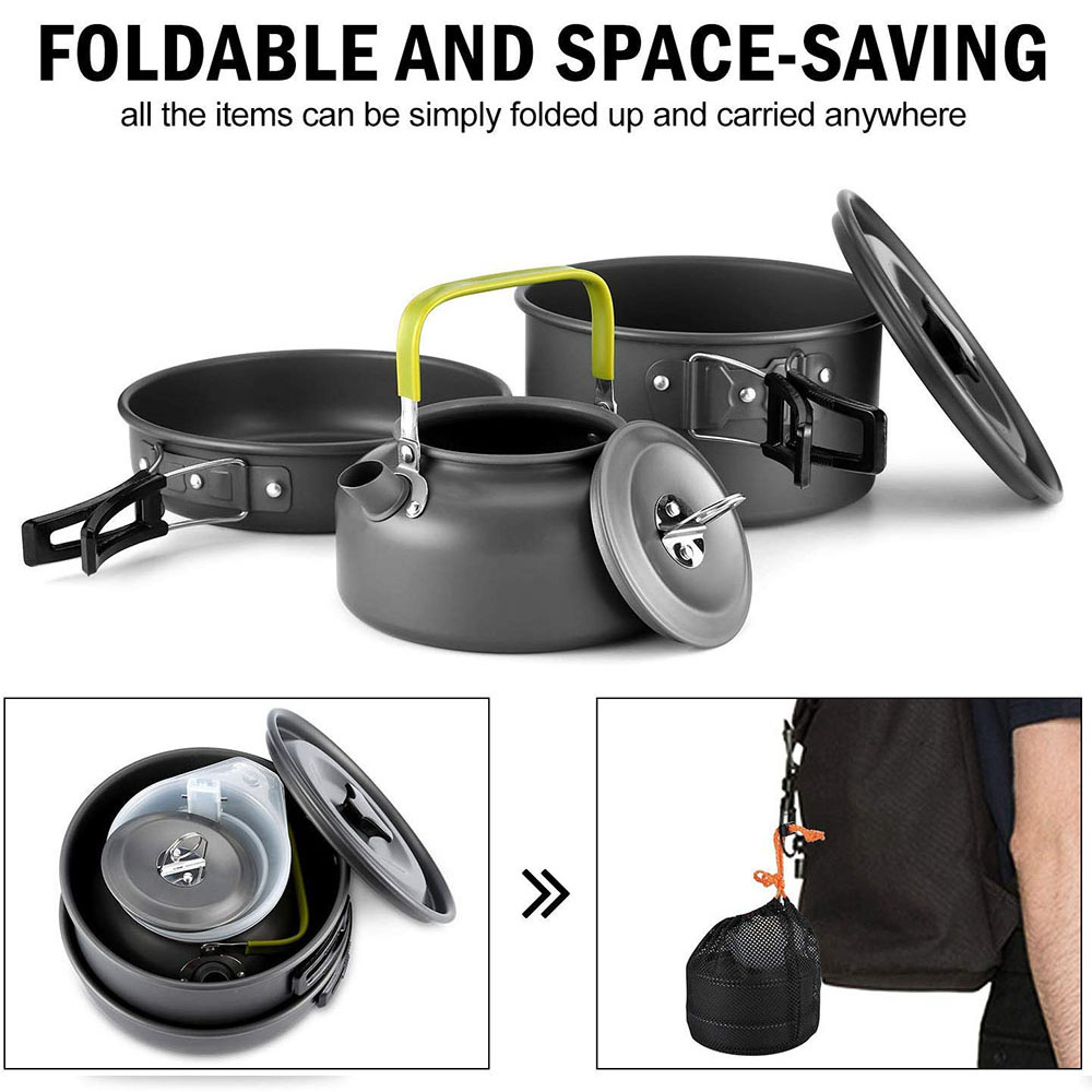 Outdoor Camping Cookware Set M - đánh giá và giá Camping Cooking Gear