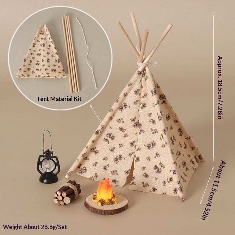 **1 Set 1/12 Doll House Outdoo - đánh giá và giá Camping Cooking Accessories Set