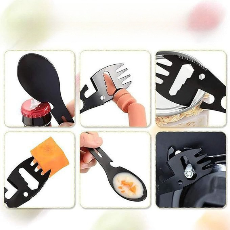 Camping Spork 10 in 1 Outdoor  - đánh giá và giá Camp Spork Set